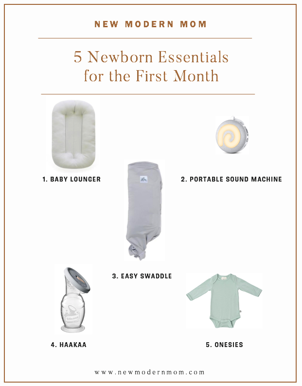5 Newborn Essentials for the First Month