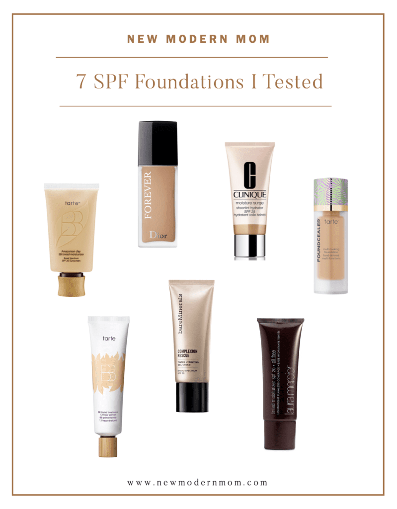 7 SPF Foundations Tested by New Modern Mom