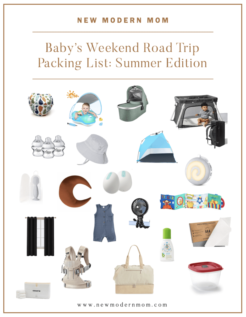 Baby’s Weekend Road Trip Packing List: Summer Edition