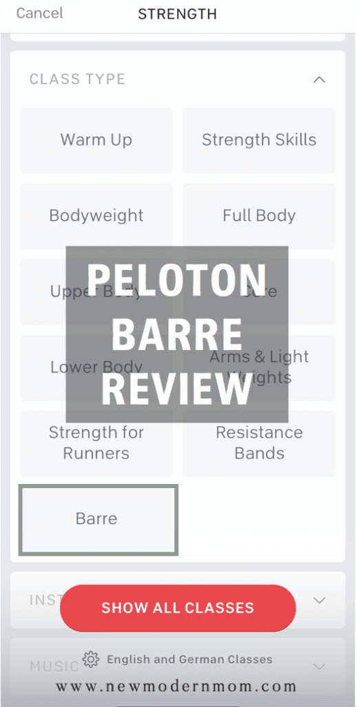 Peloton Barre Review