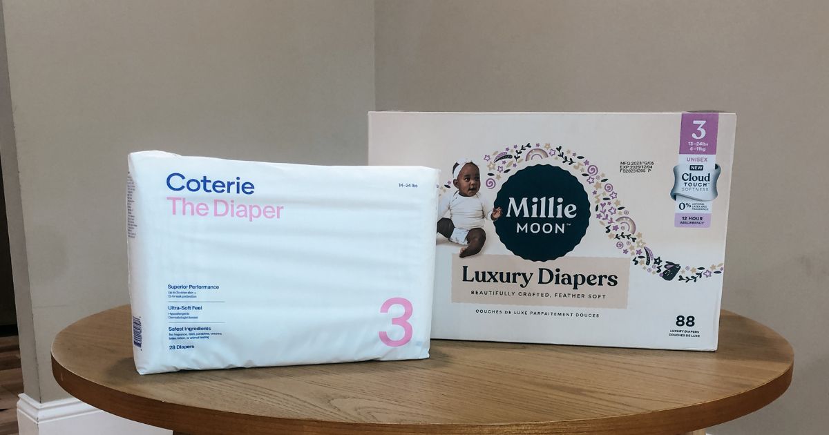 Coterie vs. Millie Moon diapers