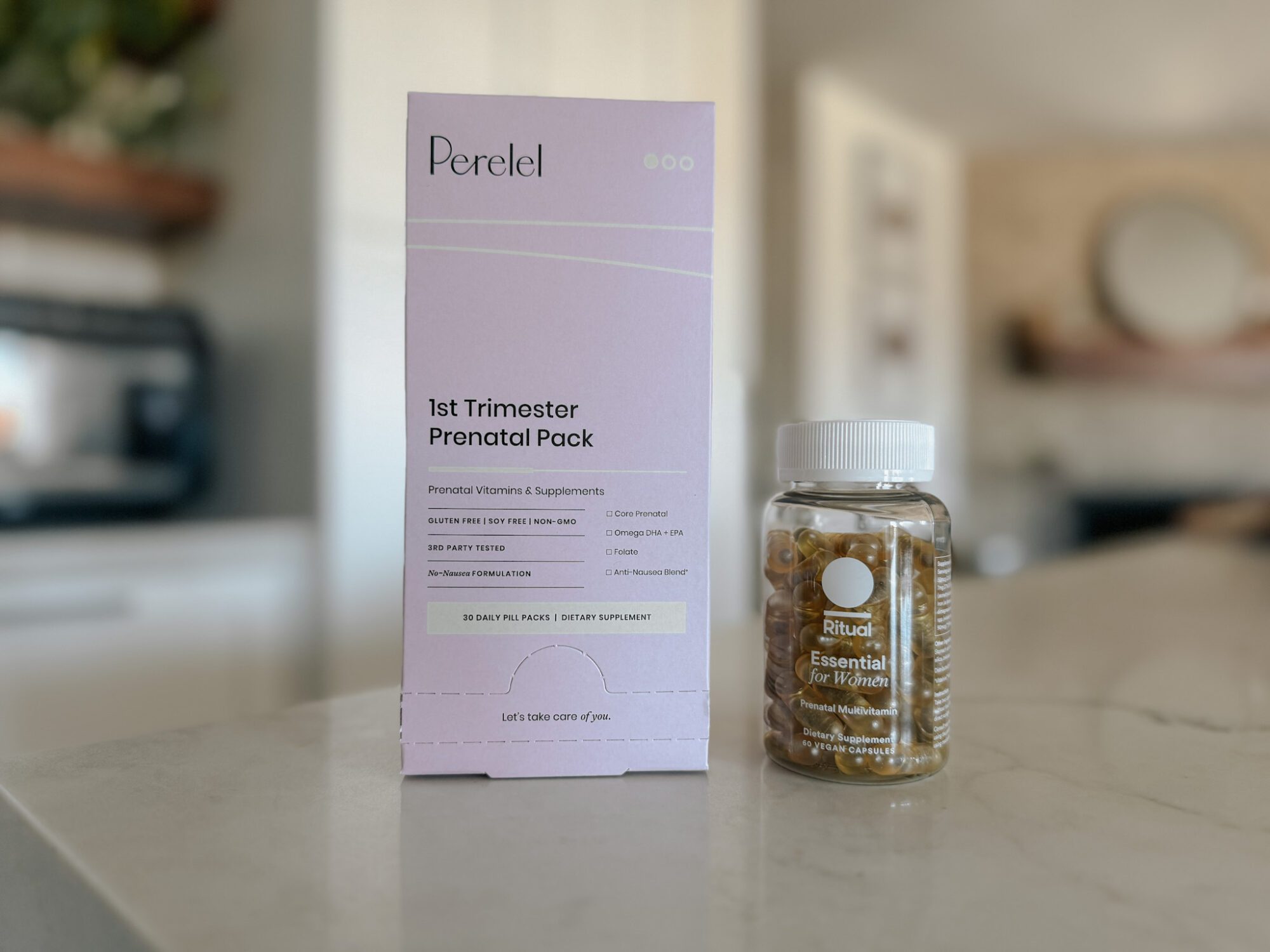 Perelel vs. Ritual Prenatal Vitamins