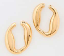 Solid Open Rounded Statement Earrings