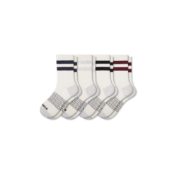 BOMBAS | Men's Vintage Stripes Half Calf Socks 4-Pack (everyday)